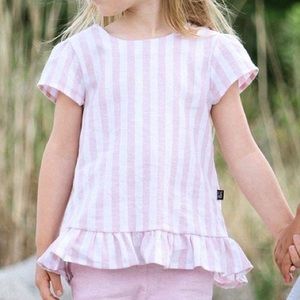 EUC organic cotton tie back top size 2T
